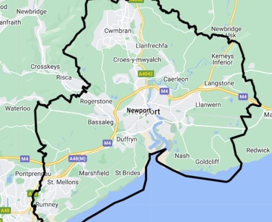 Newport Territory Map