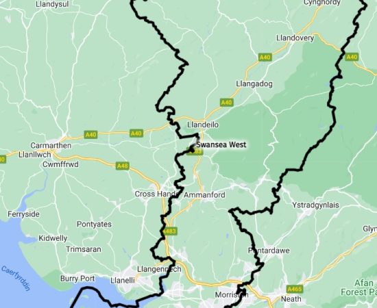 Swansea West Territory Map